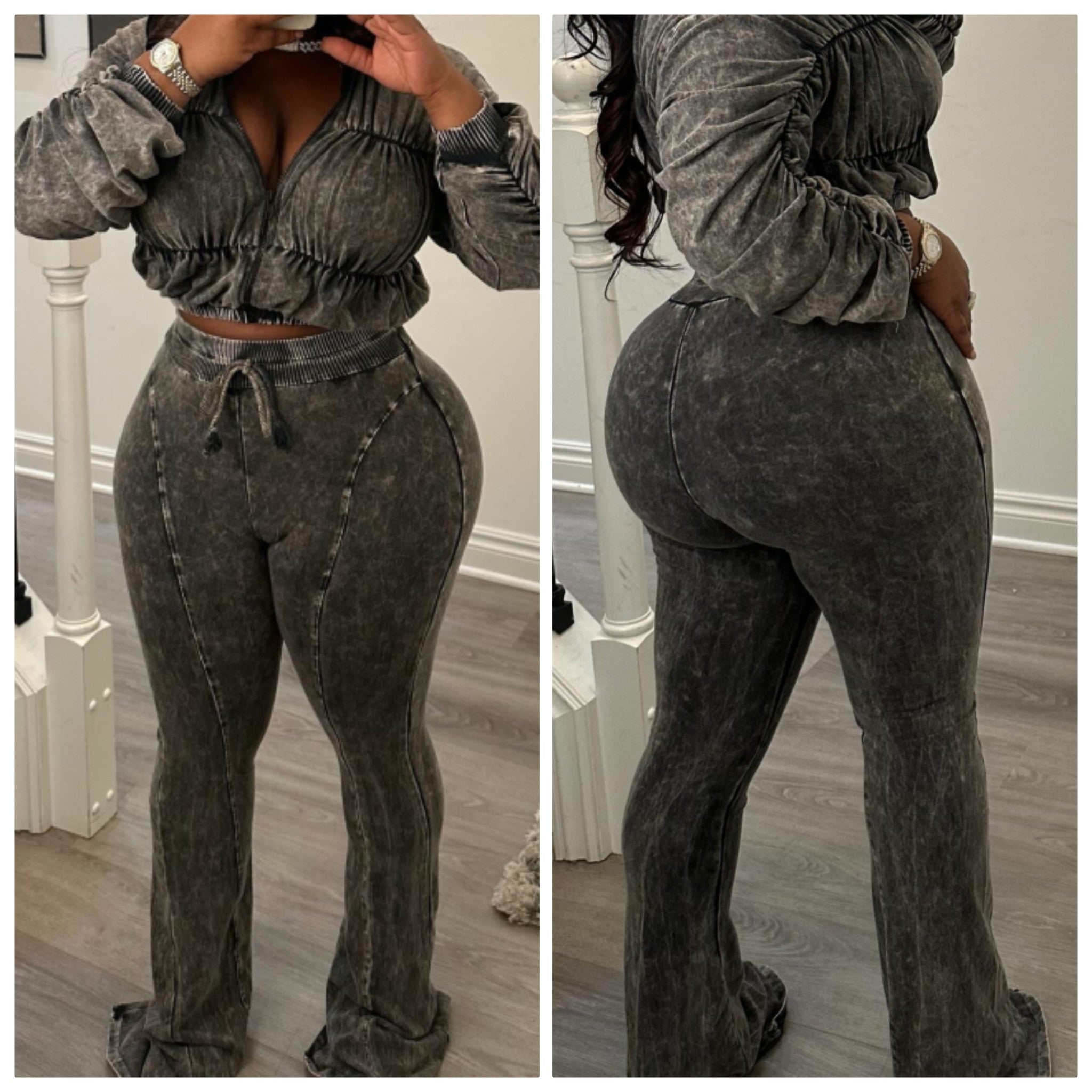 The Runched  Sexy 2pc Set