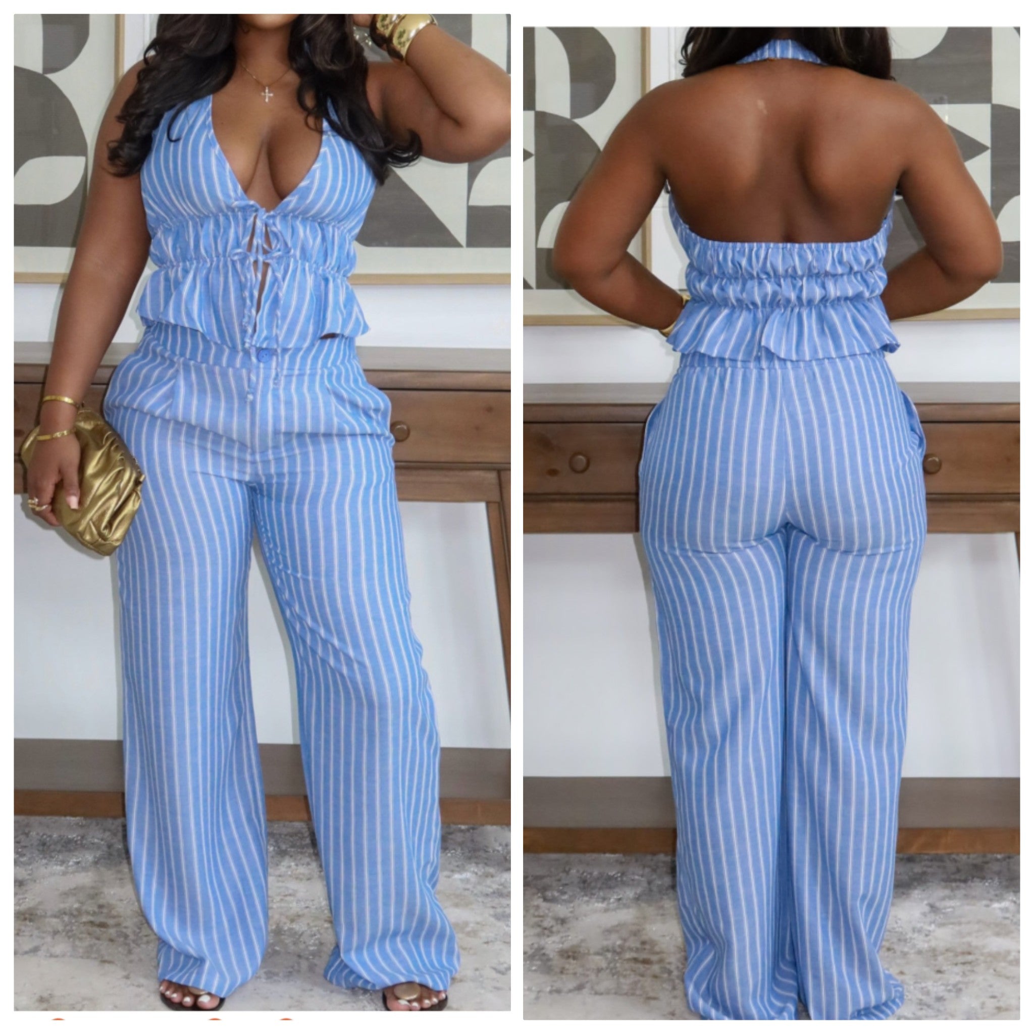 The Vacay 2pc Blue Set