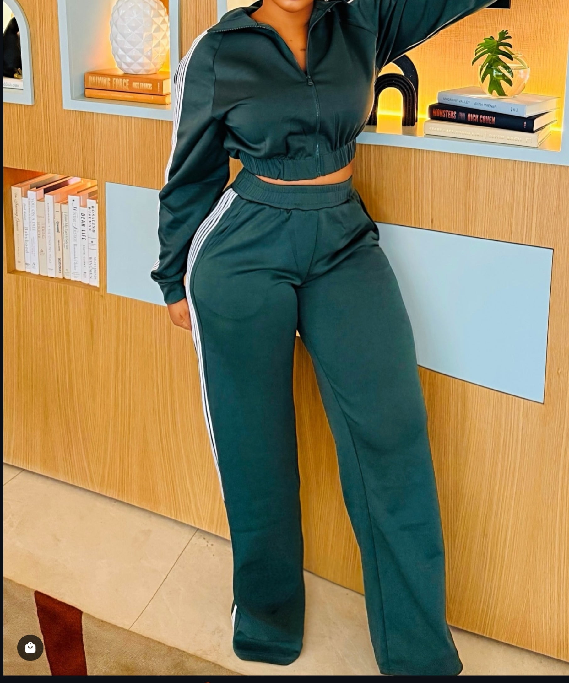 The Stripe Active Fall 2pc Set