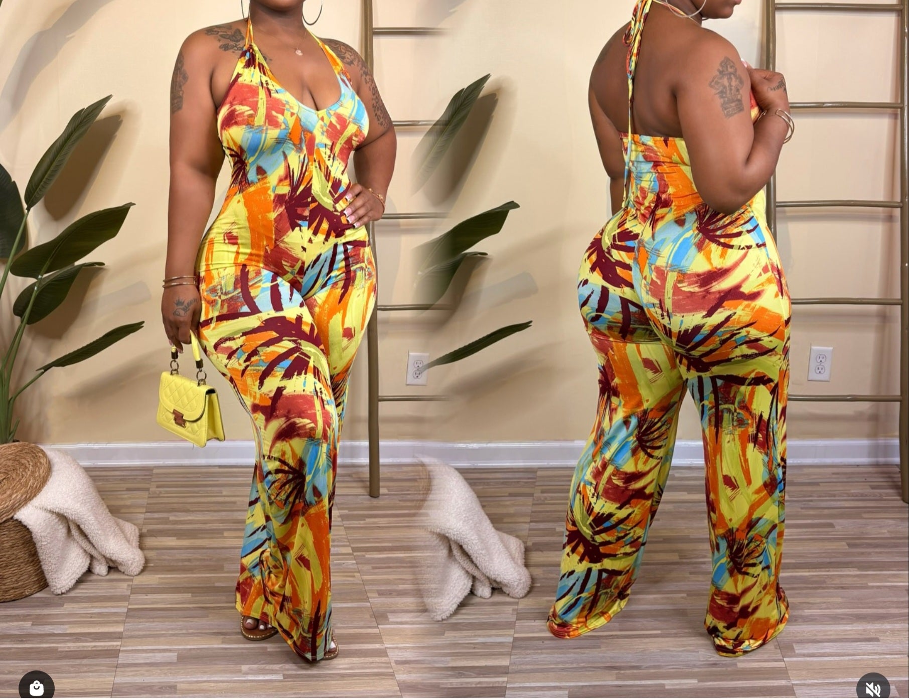 Colors of Spring Jumpsuit