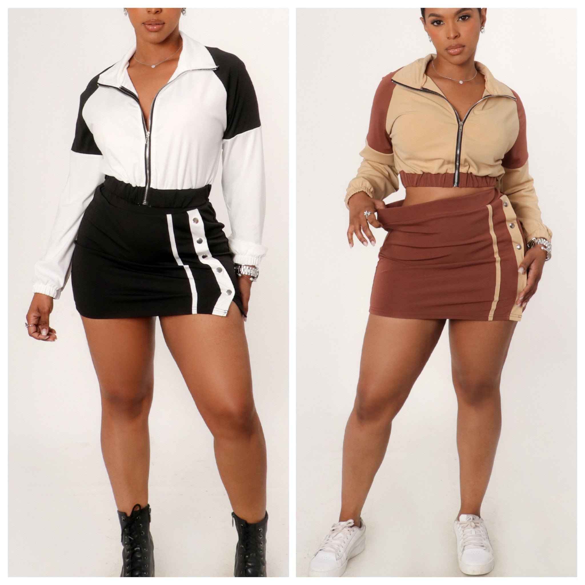 The Split Decision Skirt Set